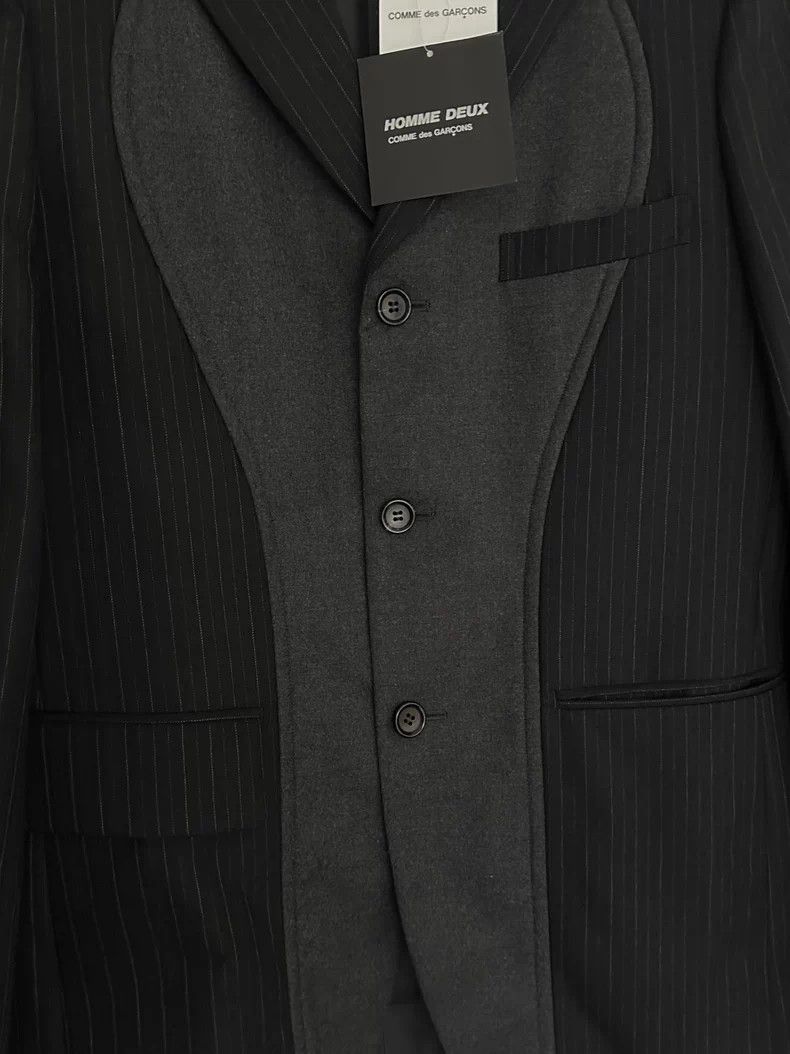 Comme des Garcons CDG Homme Deux Wool Suit Jacket Black M Size US M / EU 48-50 / 2 - 4 Thumbnail