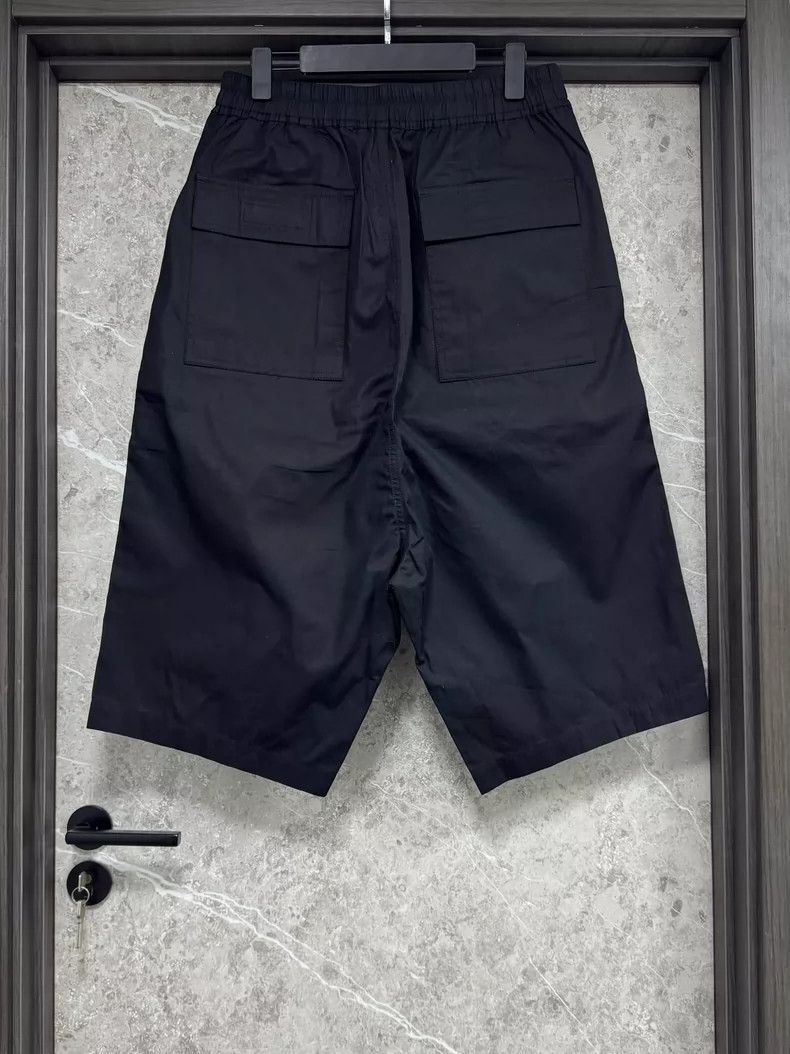 Rick Owens Rick Owens Black Cropped Shorts Size US 38 / EU 54 - 2 Thumbnail