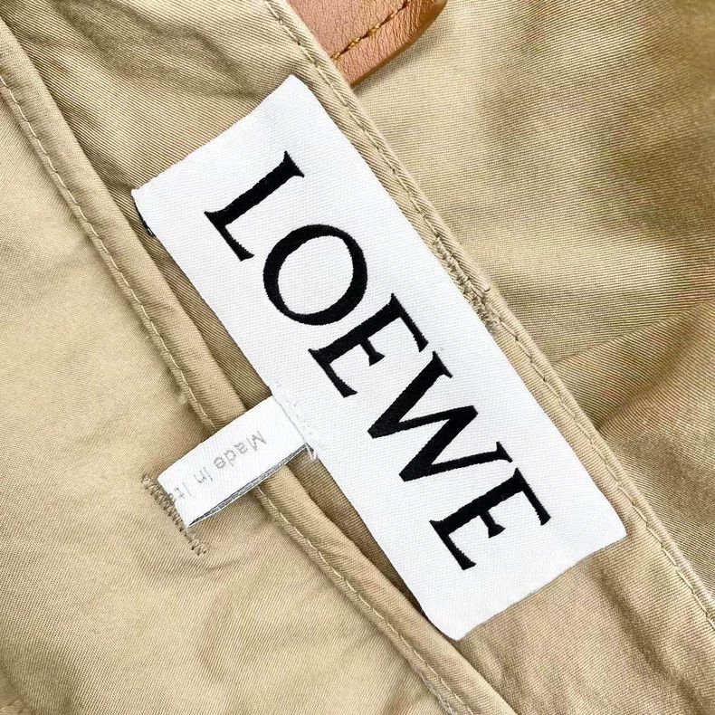 Loewe Loewe Brown Cotton Logo Shorts 34 Size US 34 / EU 50 - 4 Thumbnail