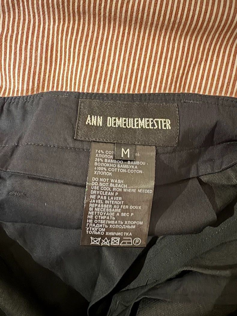 Ann Demeulemeester ANN DEMEULEMEESTER Black Casual Pants M Size US 38 / EU 54 - 4 Thumbnail