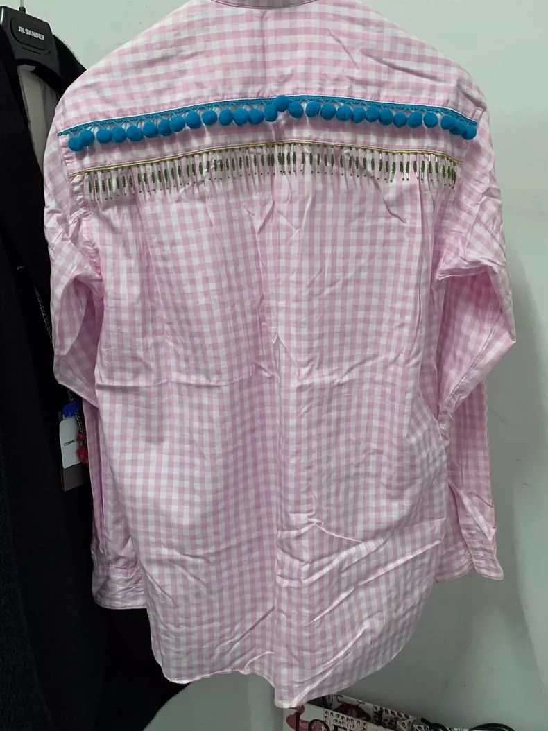 Comme des Garcons COMME DES GARCONS Pink Check Shirt Size US S / EU 44-46 / 1 - 2 Thumbnail