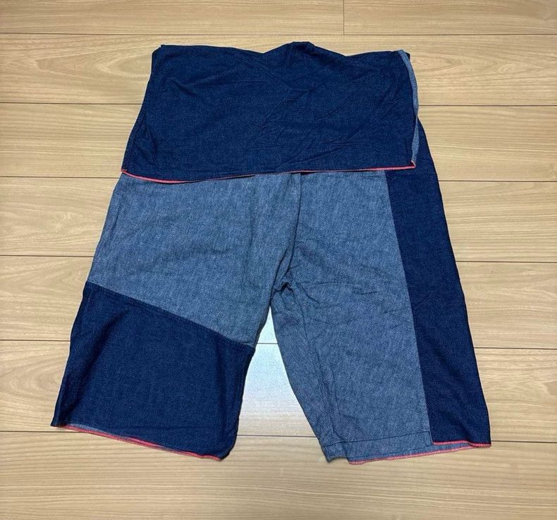 Kapital kapital patchwork indigo cropped pants Size US 34 / EU 50 - 4 Thumbnail