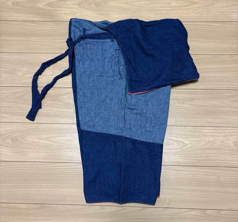 Kapital kapital patchwork indigo cropped pants Size US 34 / EU 50 - 7 Thumbnail