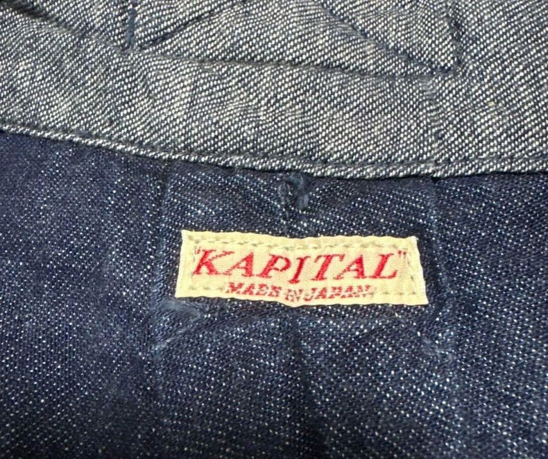 Kapital kapital patchwork indigo cropped pants Size US 34 / EU 50 - 6 Thumbnail