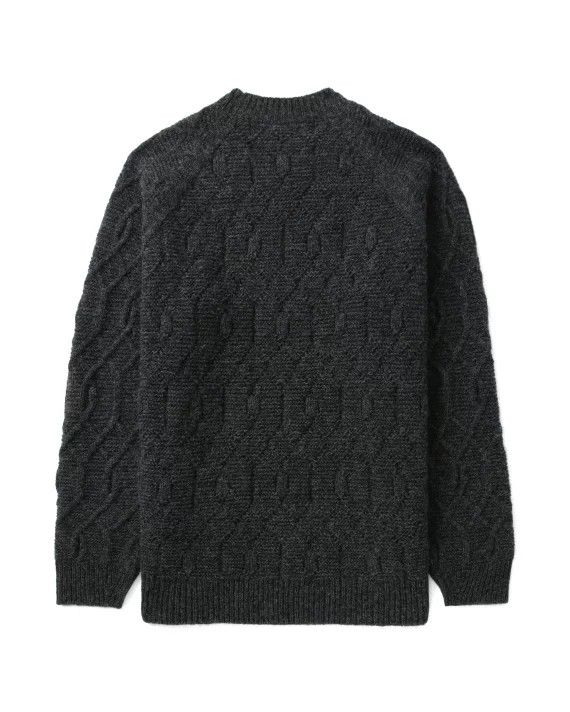Comme des Garcons COMME DES GARÇONS HOMME Gray Wool Sweater Size US M / EU 48-50 / 2 - 2 Thumbnail