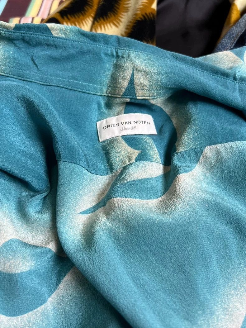 Dries Van Noten Dries Van Noten Silk Lip Print Shirt Size US M / EU 48-50 / 2 - 8 Thumbnail
