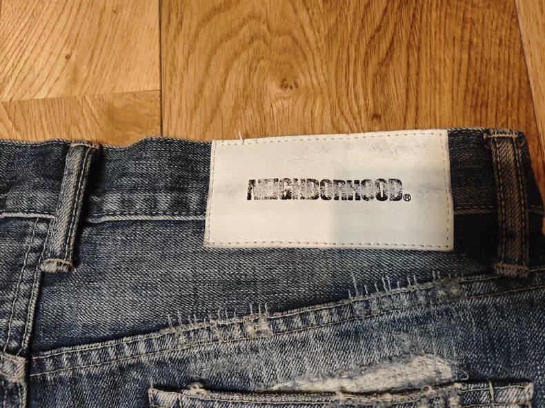 Neighborhood Neighborhood 21SS Distressed Denim Jeans Size US 34 / EU 50 - 4 Thumbnail