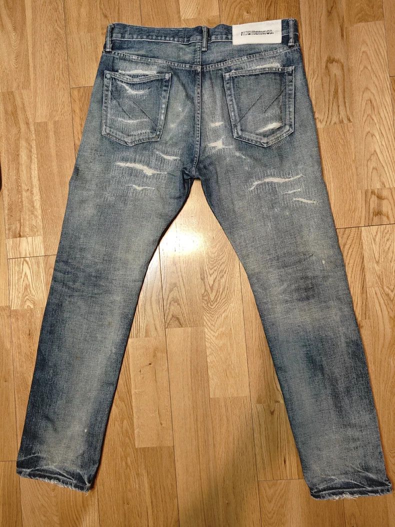 Neighborhood Neighborhood 21SS Distressed Denim Jeans Size US 34 / EU 50 - 2 Thumbnail