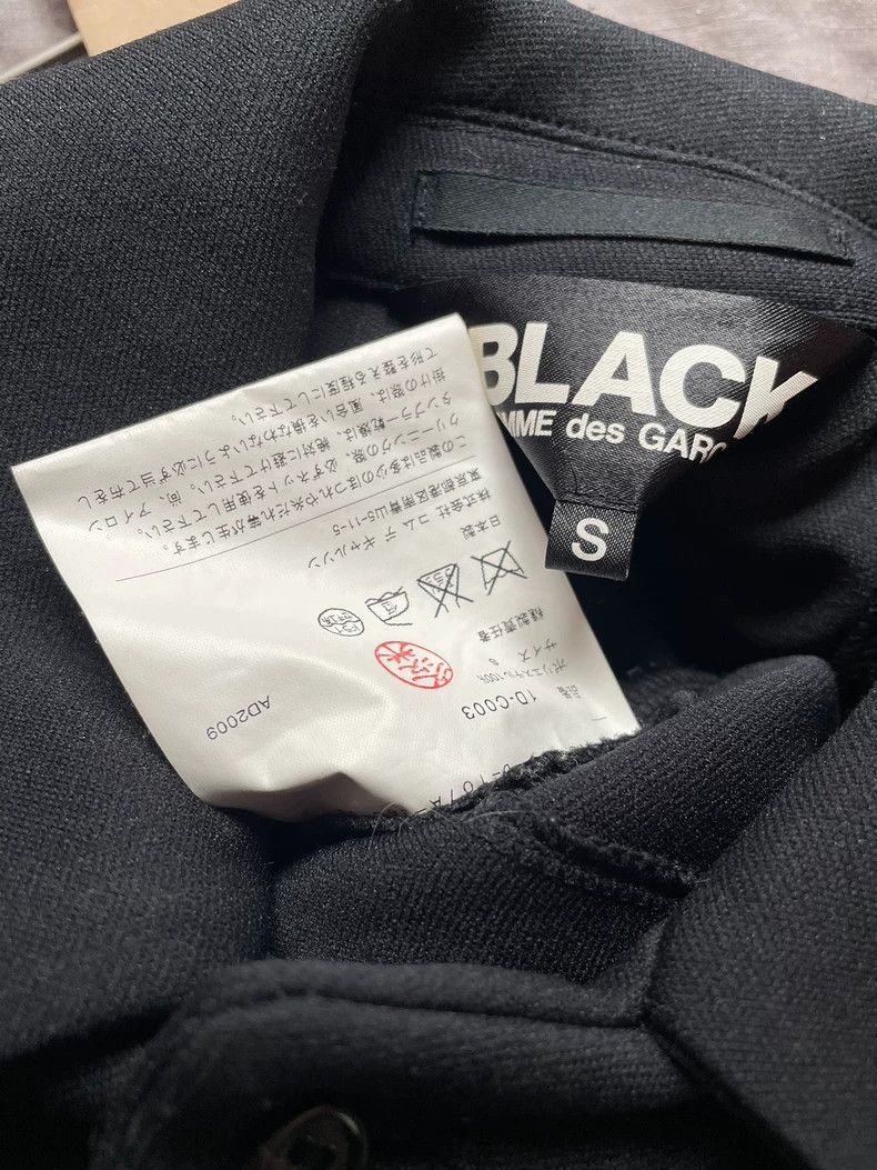 Comme des Garcons Vintage Comme des Garcons Black Trench Coat Size US S / EU 44-46 / 1 - 8 Thumbnail