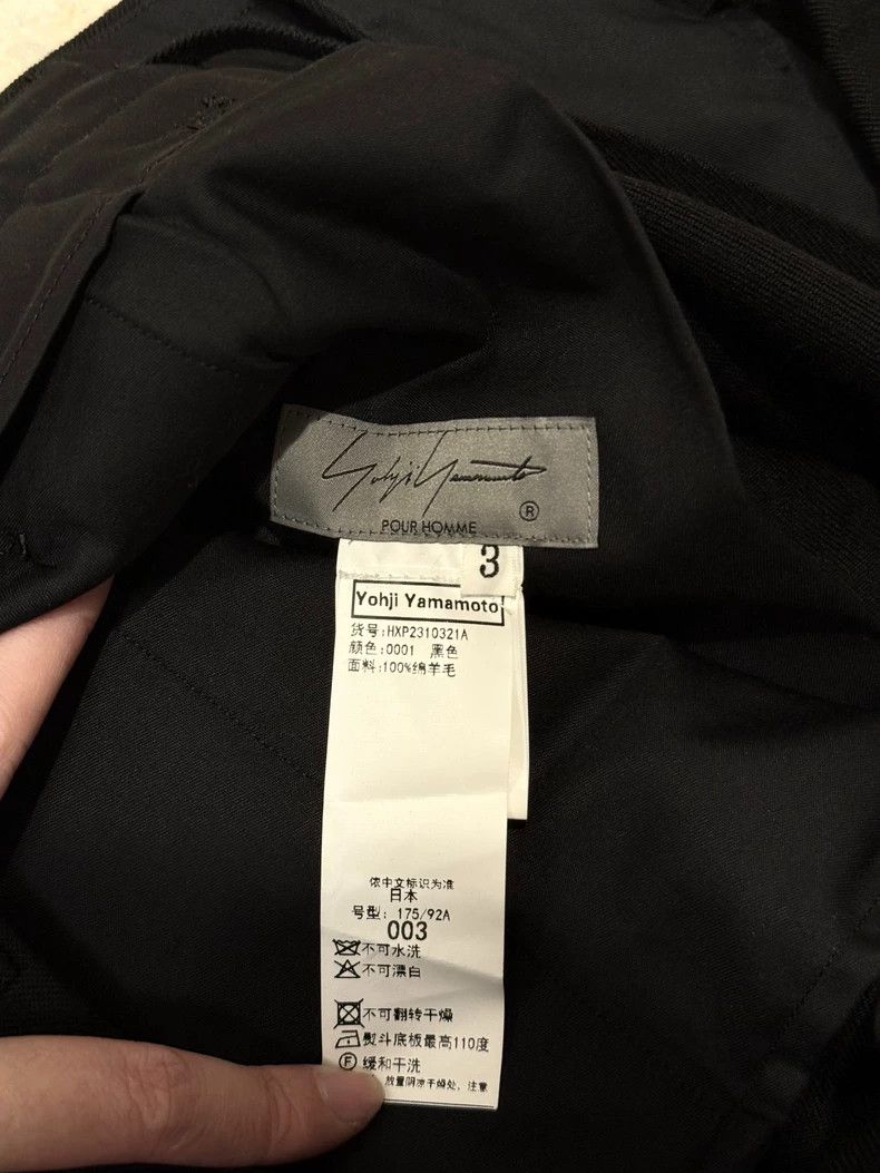 Yohji Yamamoto Yohji Yamamoto Men's Wool Pants 3 Size US 39 - 5 Thumbnail