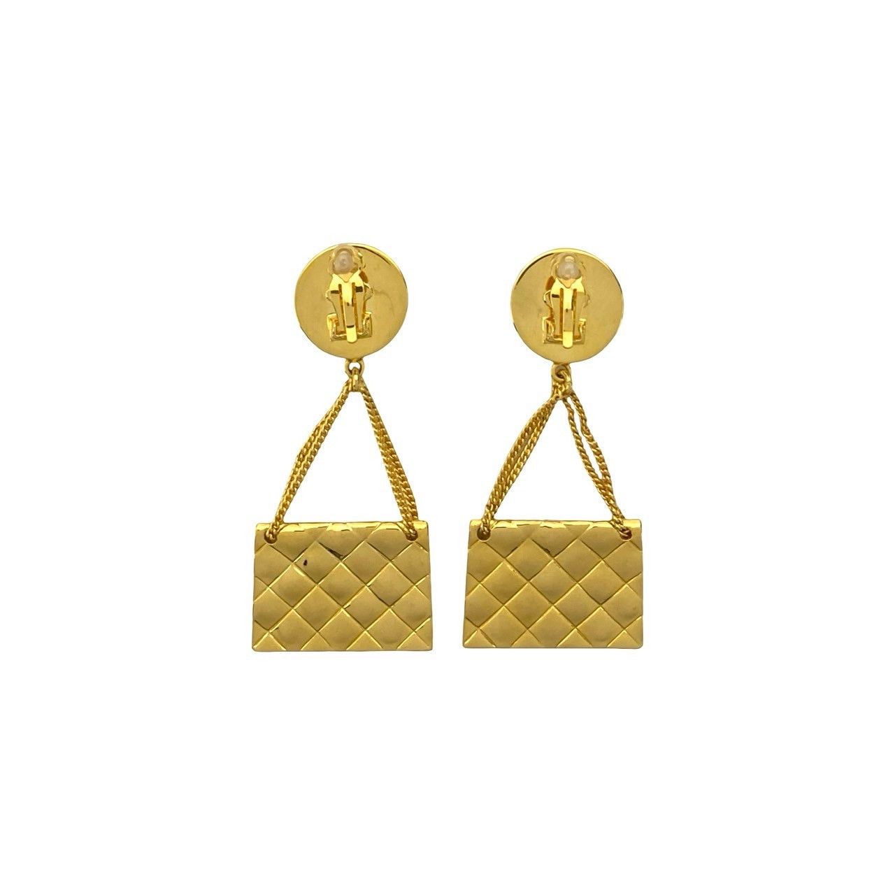 Chanel Chanel Chanel Coco Mark Matelassé Earrings Metal Earrings DUTY FREE for USA Size ONE SIZE - 5 Thumbnail