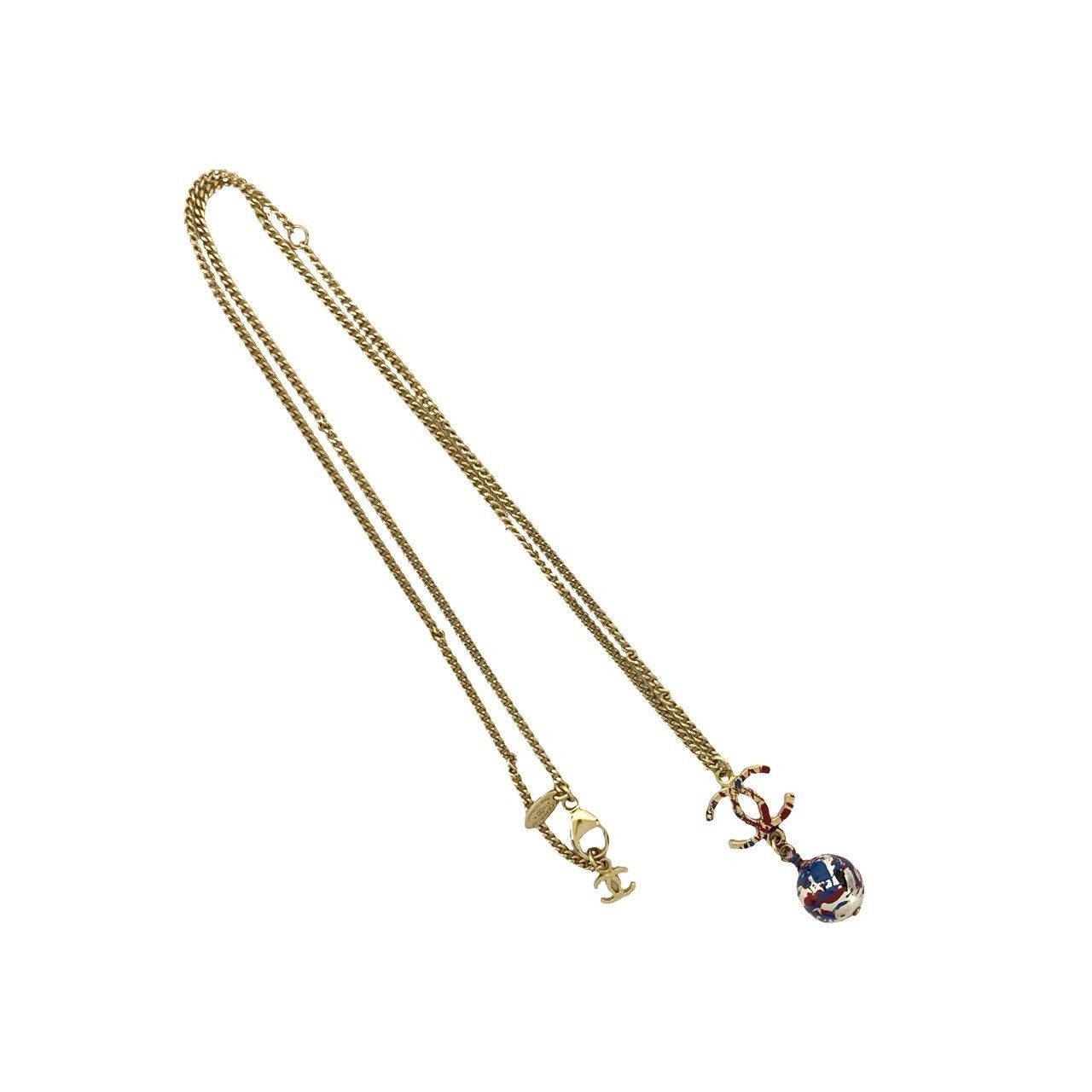 Chanel Chanel Chanel Coco Mark Necklace Metal Necklace A13B DUTY FREE for USA Size ONE SIZE - 5 Thumbnail