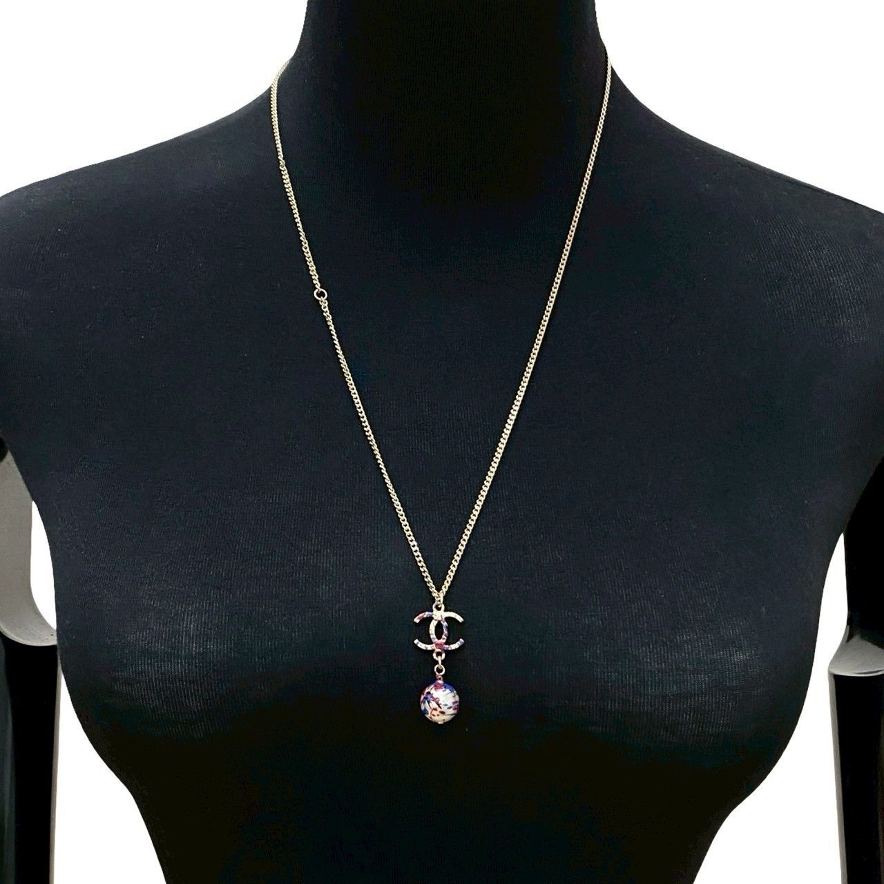 Chanel Chanel Chanel Coco Mark Necklace Metal Necklace A13B DUTY FREE for USA Size ONE SIZE - 2 Thumbnail