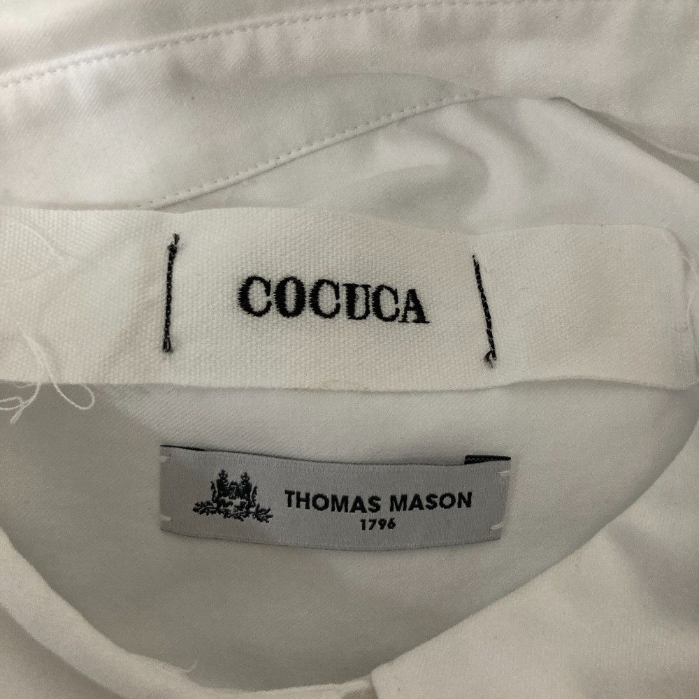Other Other COCUCA Thomas Mason Oversize Work Shirt Cotton Dress Shirt DUTY FREE for USA Size ONE SIZE - 4 Thumbnail