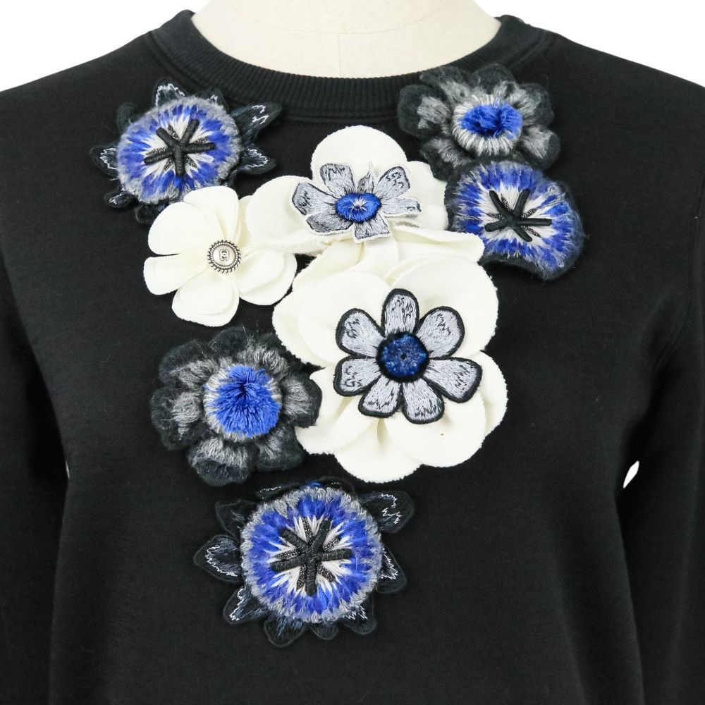 Chanel Chanel Chanel Camellia Corsage Flower Sweatshirt Cotton Sweatshirts & Hoodies P52492 DUTY FREE for USA Size ONE SIZE - 6 Thumbnail