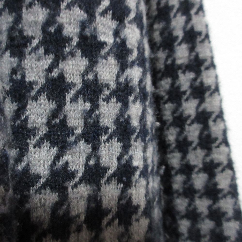 Other Other 45R Houndstooth Knit Gown Coat Cotton Outerwear DUTY FREE for USA Size ONE SIZE - 14 Thumbnail