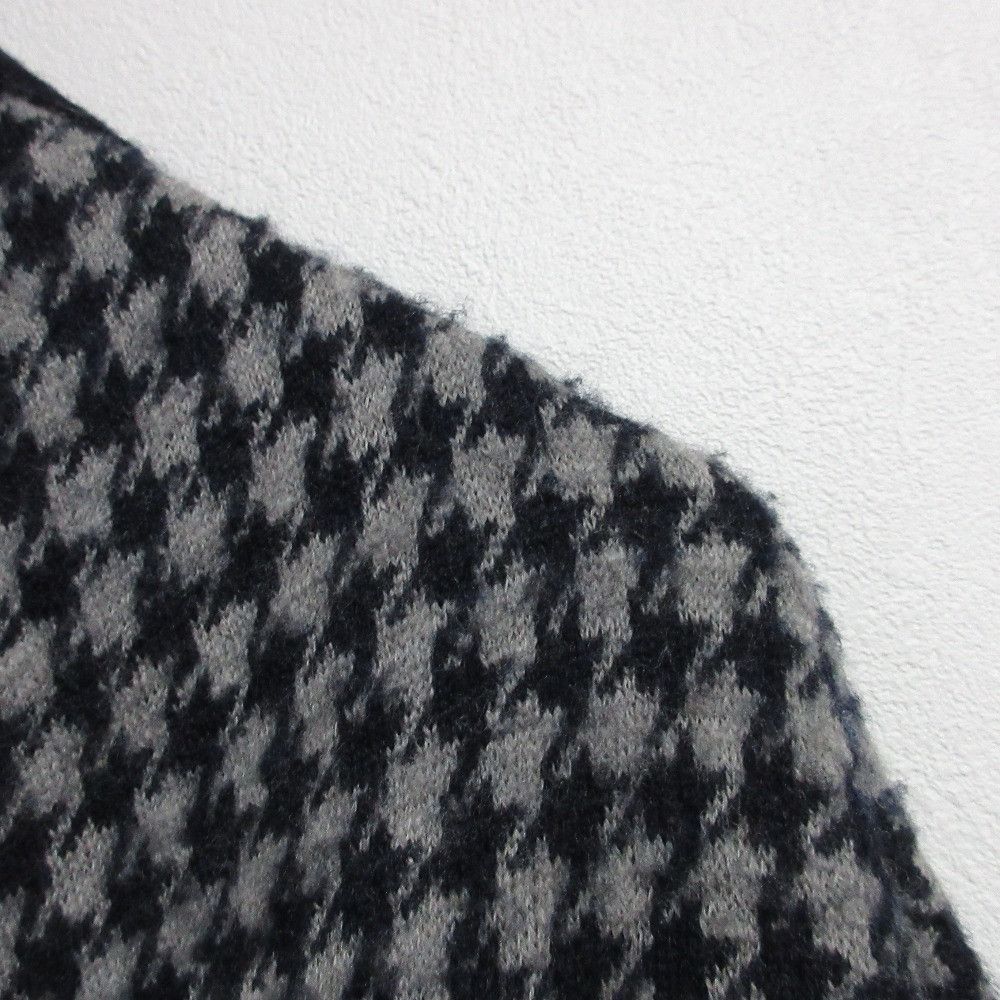 Other Other 45R Houndstooth Knit Gown Coat Cotton Outerwear DUTY FREE for USA Size ONE SIZE - 11 Thumbnail