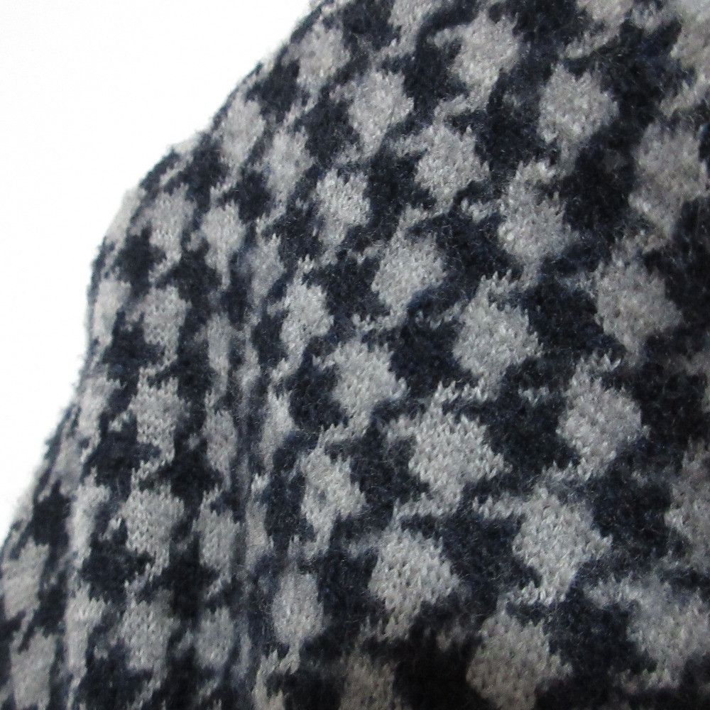 Other Other 45R Houndstooth Knit Gown Coat Cotton Outerwear DUTY FREE for USA Size ONE SIZE - 4 Thumbnail