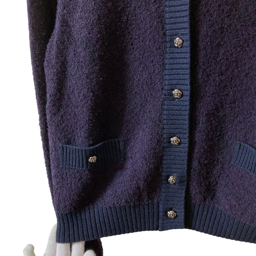 Other Other Rene Flower Button Tweed Knit Cardigan Others Tops 6532390 DUTY FREE for USA Size ONE SIZE - 4 Thumbnail