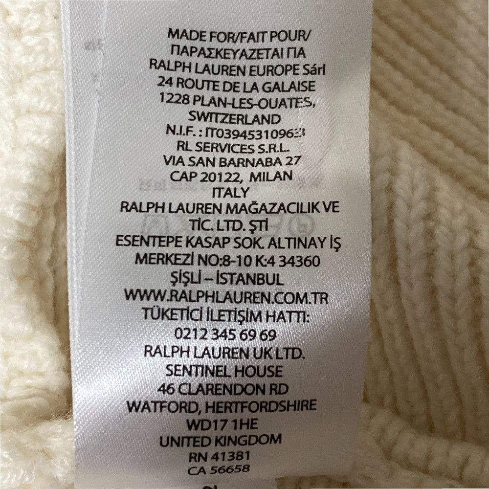 Ralph Lauren Ralph Lauren Lauren Ralph Lauren Turtleneck Knit Sweater Cotton Tops DUTY FREE for USA Size ONE SIZE - 10 Thumbnail