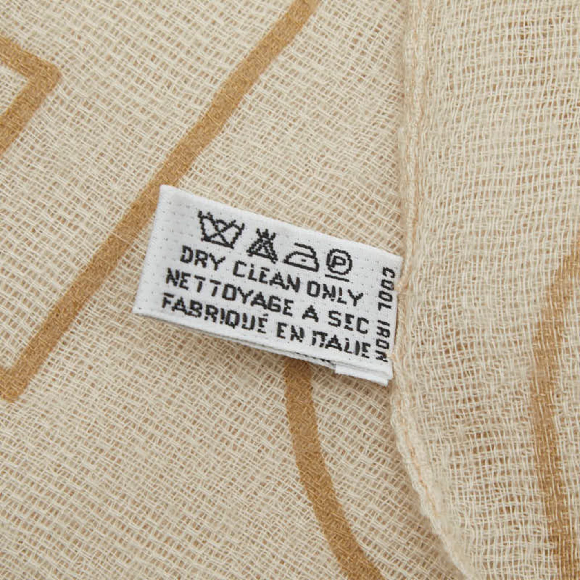 Chanel Chanel logo scarf, muffler, stole, beige cashmere, women's, CHANEL Size ONE SIZE - 4 Thumbnail