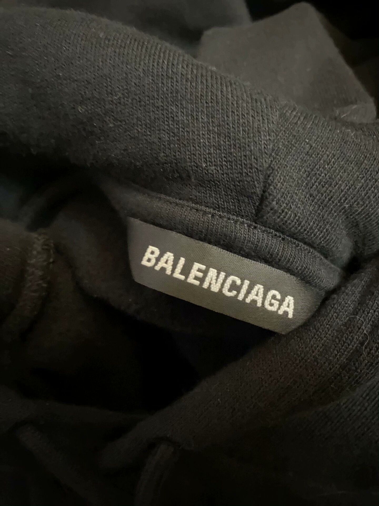 Balenciaga balenciaga embroidered football sweatshirt in black Size US XS / EU 42 / 0 - 4 Thumbnail