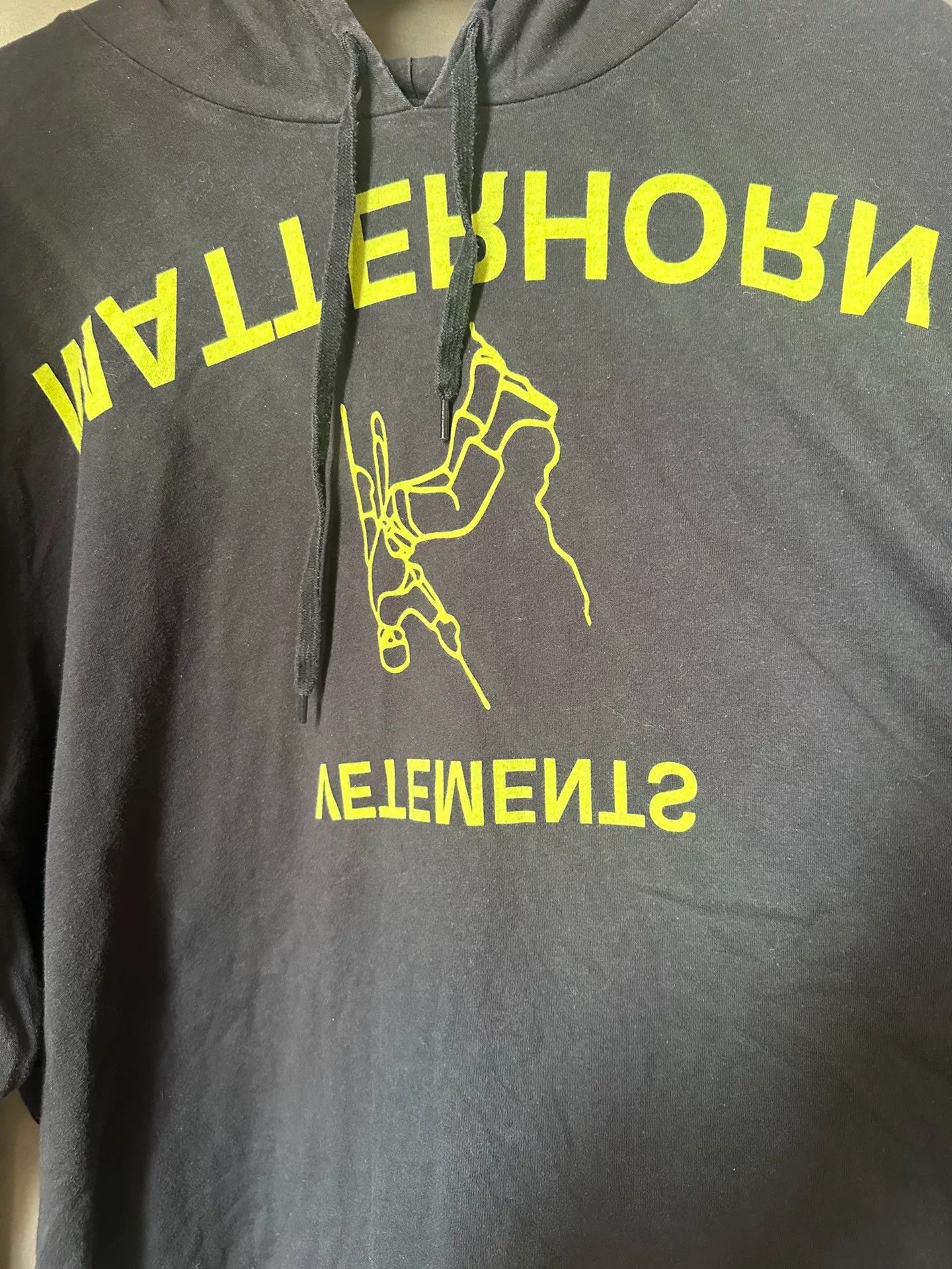 Vetements vetements oversized sweatshirt with irregular hem Size US M / EU 48-50 / 2 - 2 Thumbnail