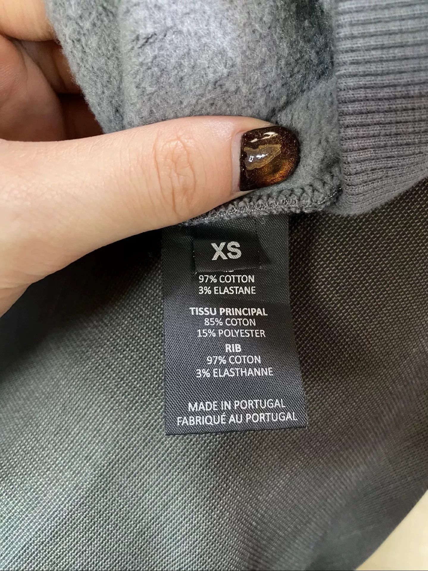 Vetements vetements hug me gray hoodie with graphic print Size ONE SIZE - 6 Thumbnail