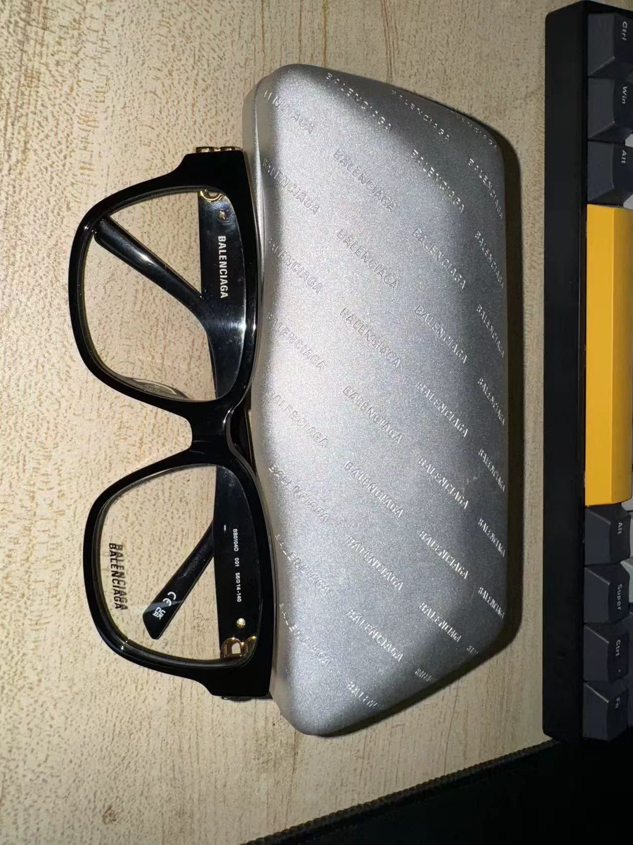 Balenciaga balenciaga bb metal square optical glasses Size ONE SIZE - 4 Thumbnail