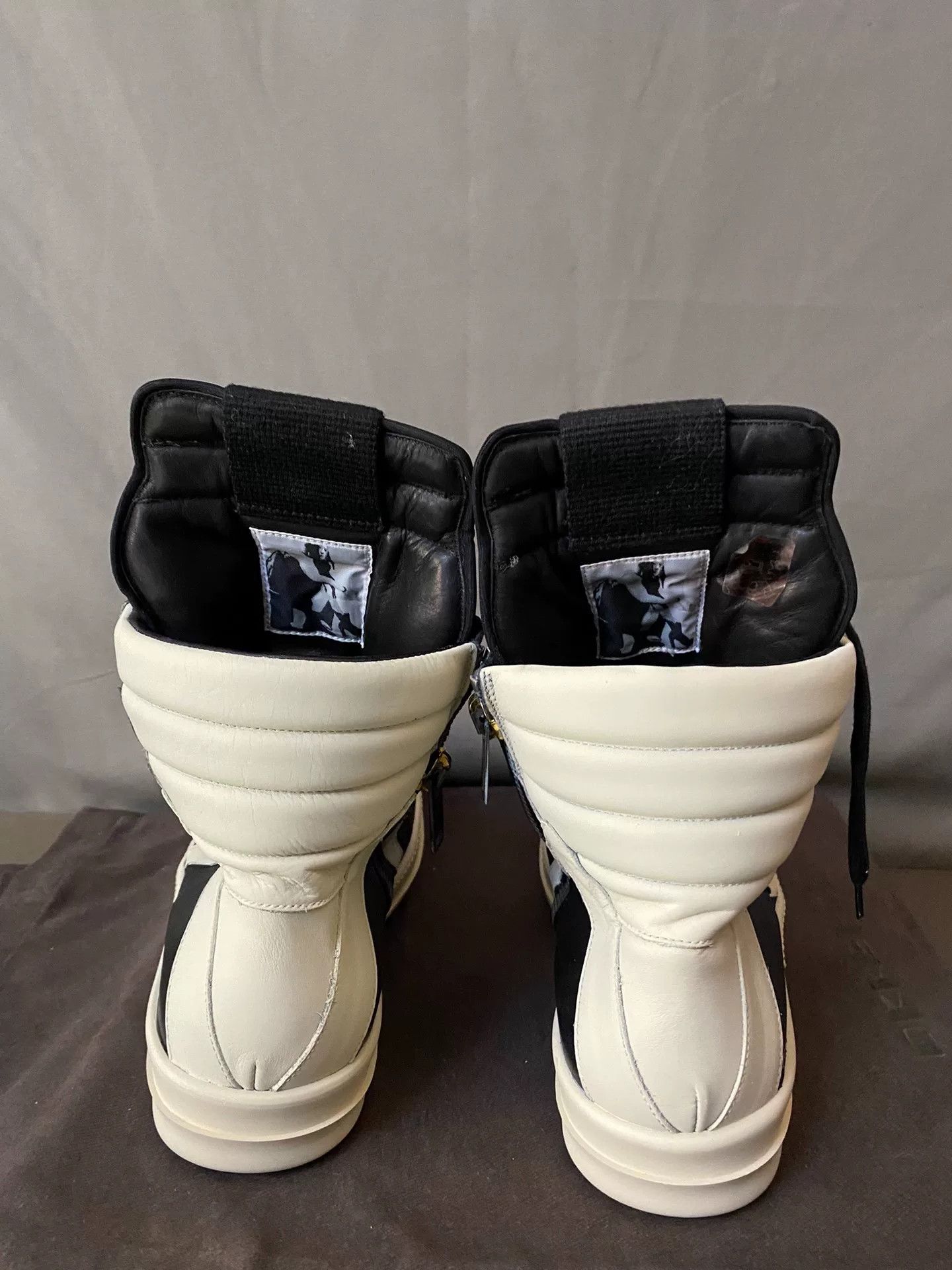 Rick Owens rick owens high-top leather sneakers size 43 Size US 10 / EU 43 - 4 Thumbnail