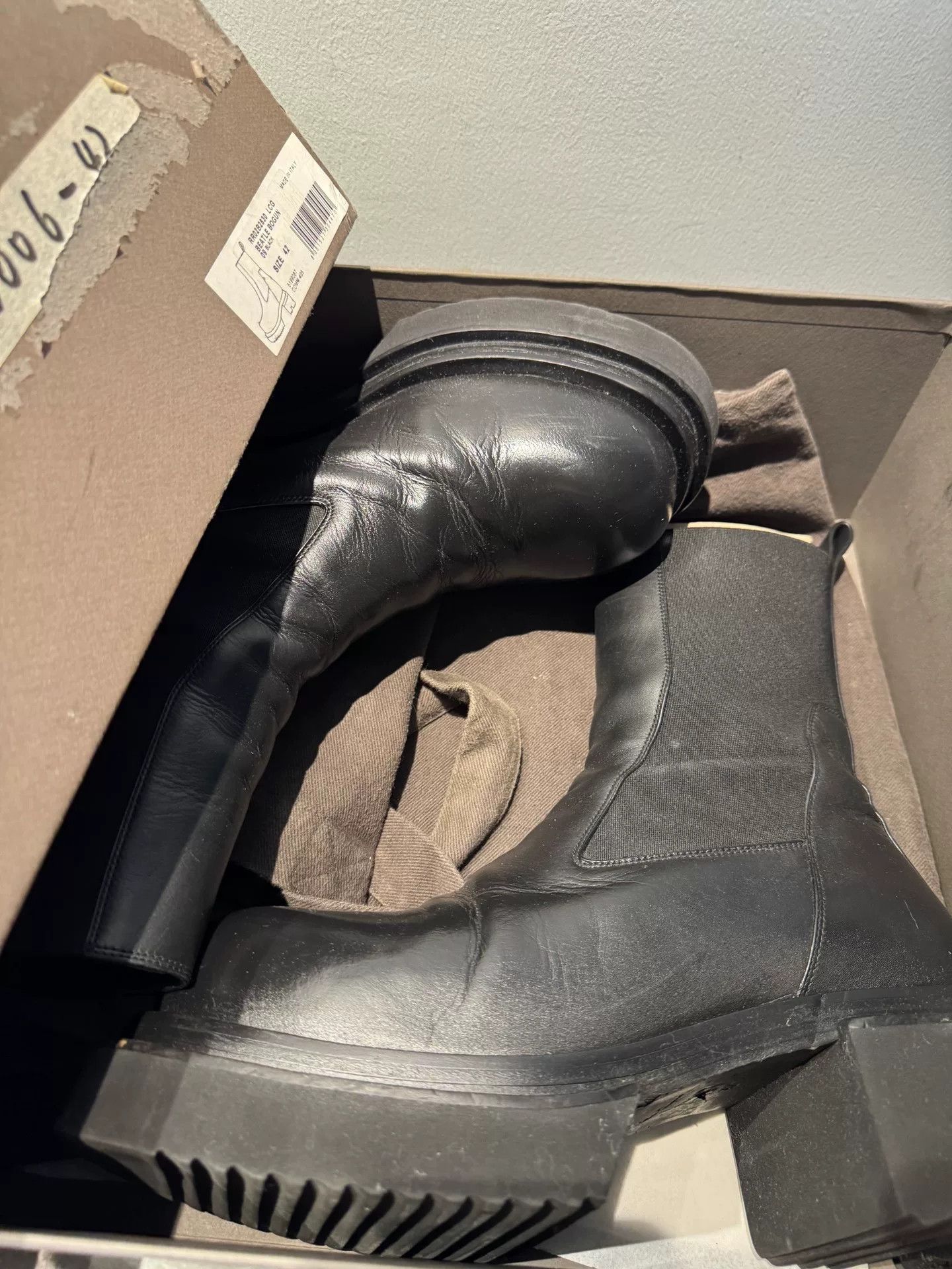 Rick Owens Rick Owens Beatle Ballast Bogun Boots Size US 9 / EU 42 - 7 Thumbnail