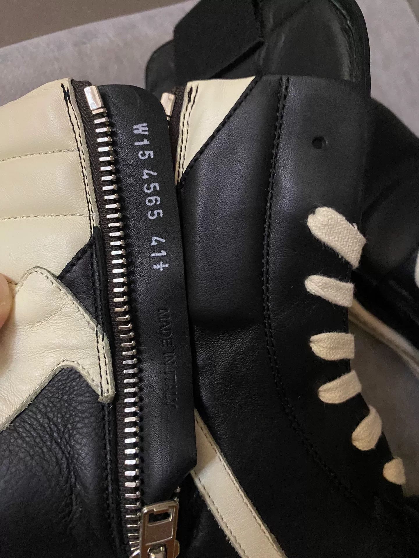 Rick Owens rick owens black leather sneakers size 41.5 Size US 8.5 / EU 41-42 - 6 Thumbnail