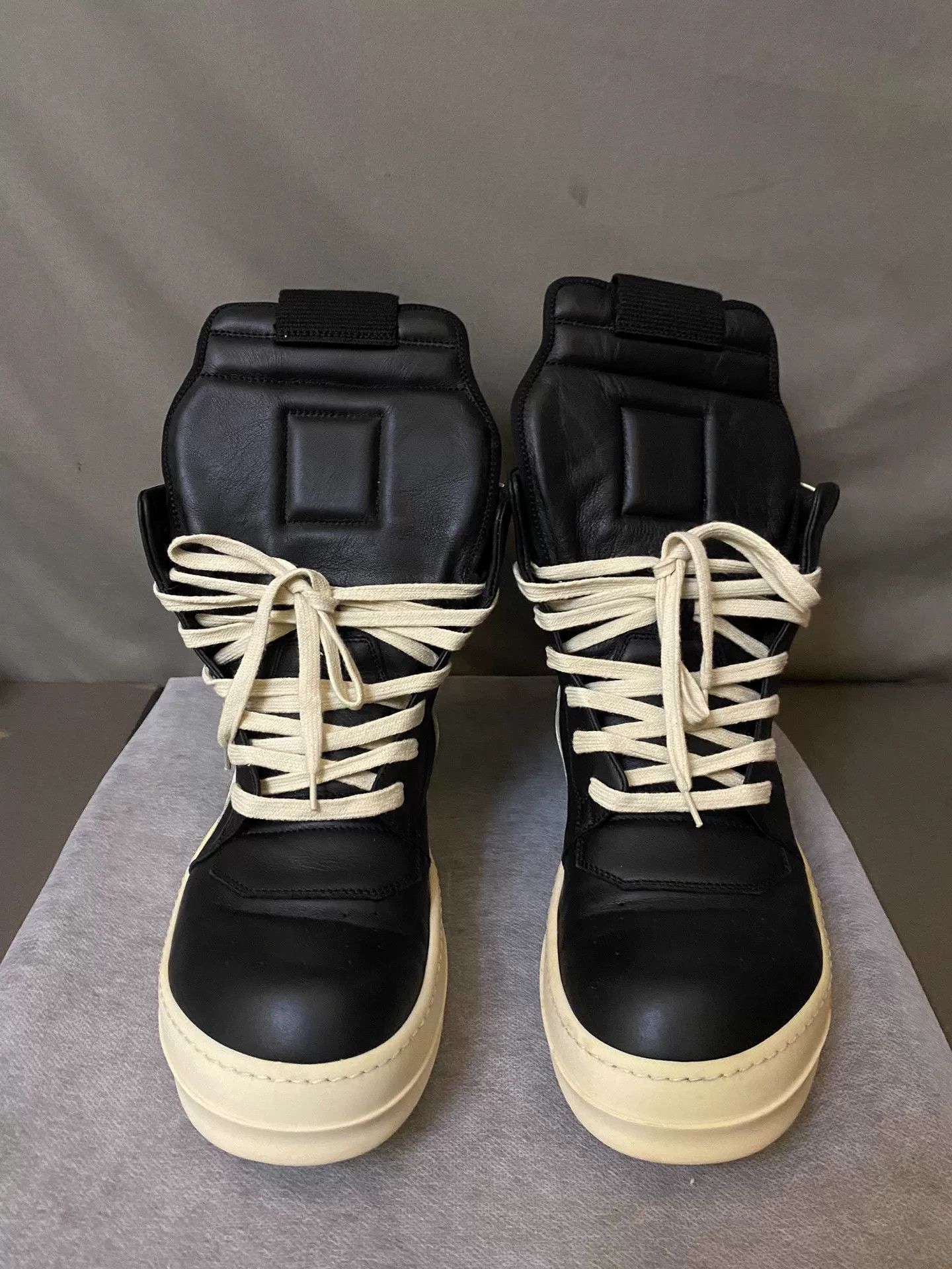 Rick Owens rick owens black leather sneakers size 41.5 Size US 8.5 / EU 41-42 - 2 Thumbnail