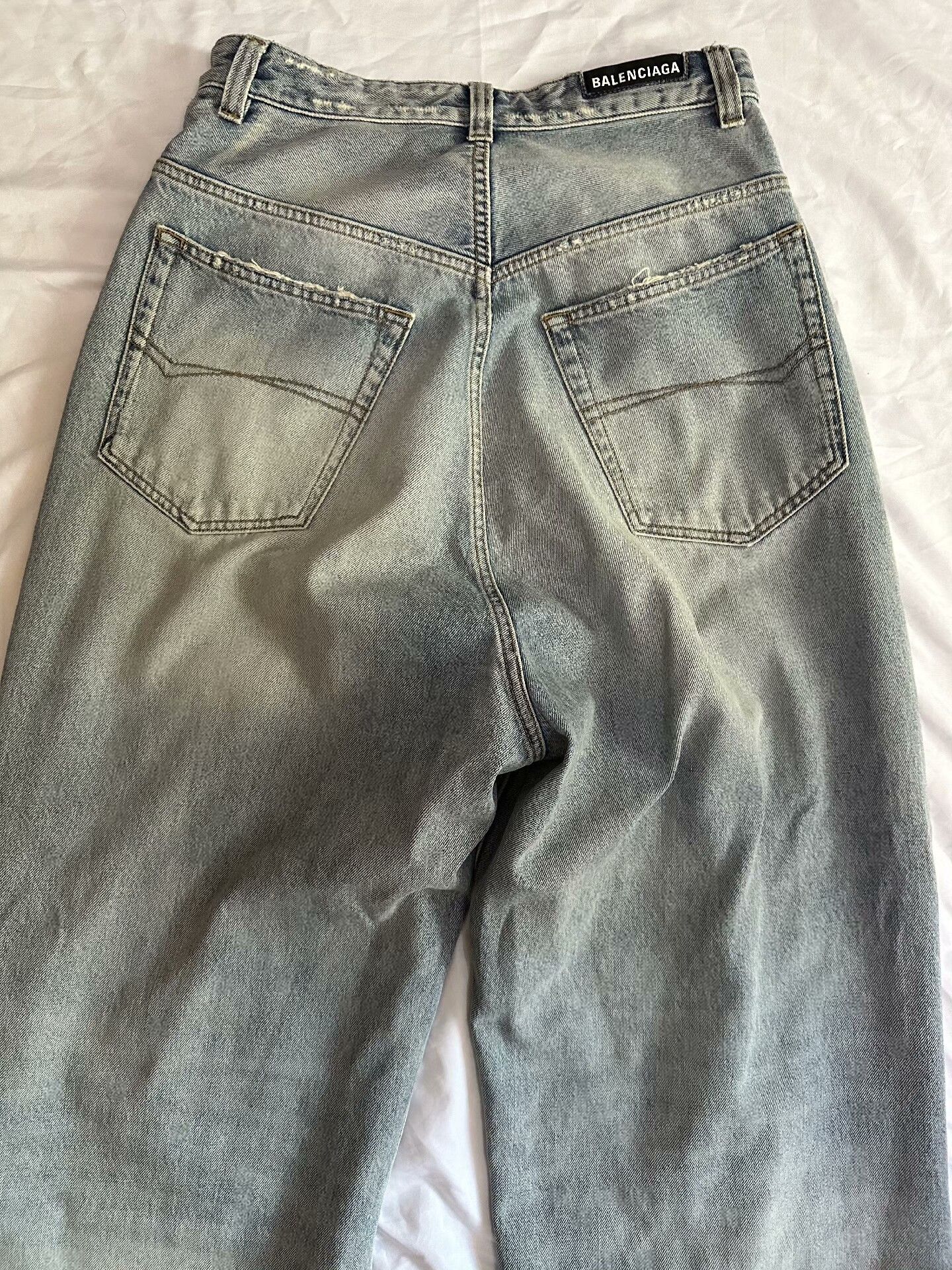 Balenciaga balenciaga baggy tie-dye denim pants Size US 26 / EU 42 - 3 Thumbnail