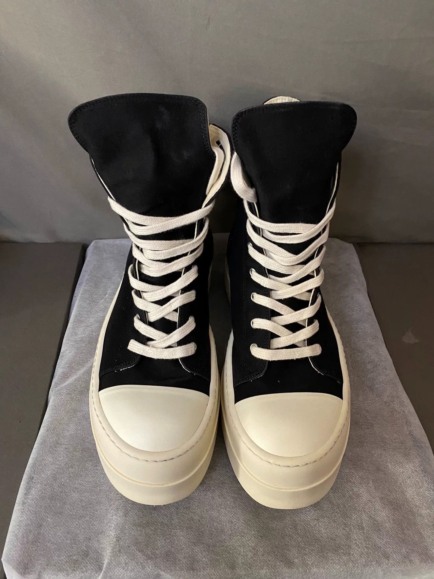 Rick Owens Rick Owens Drkshdw High-Top Thick Sole Sneakers Size US 10 / EU 43 - 2 Thumbnail