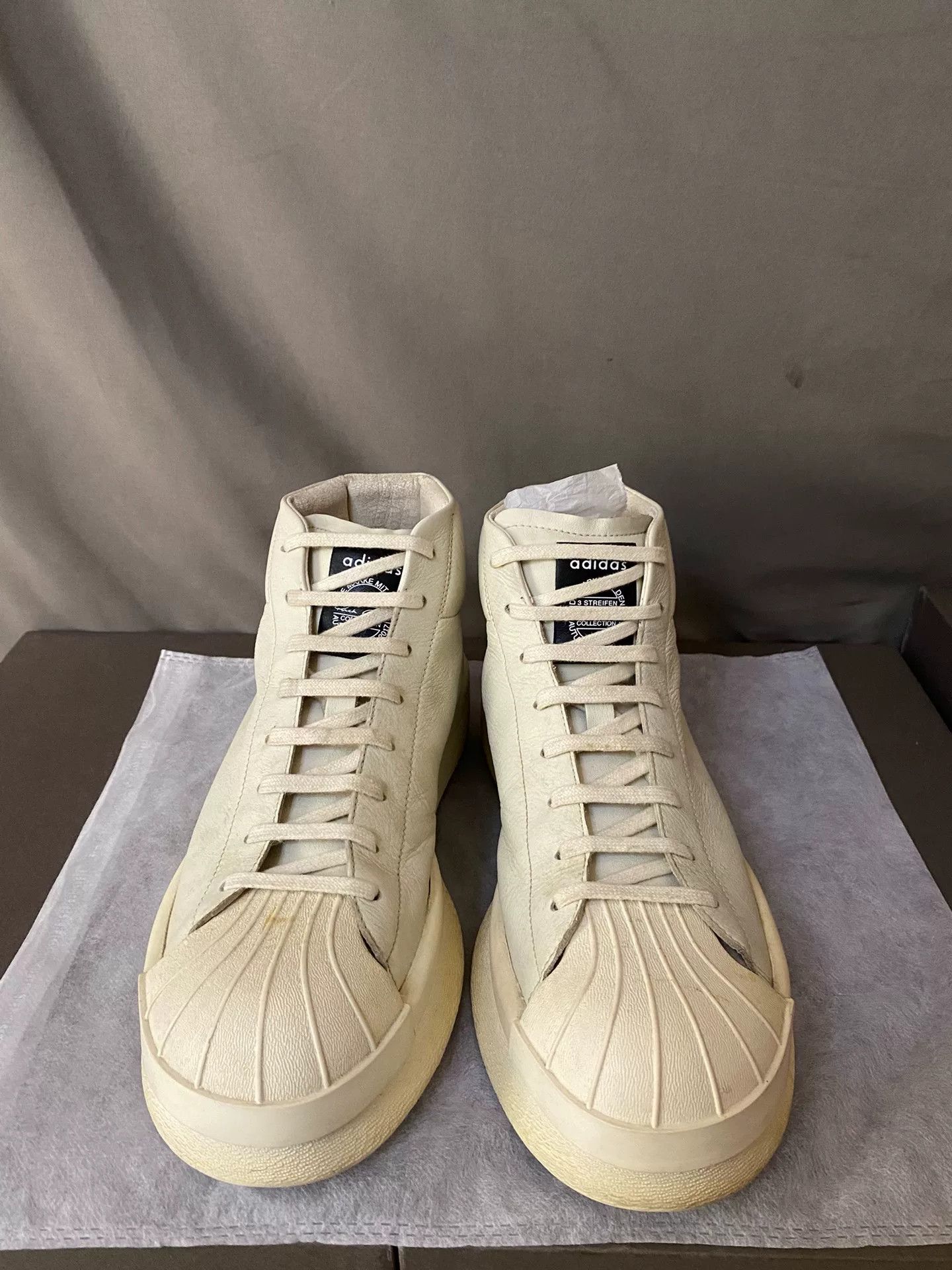 Rick Owens rick owens adidas shell toe sneakers size 40.5 Size US 8.5 / EU 41-42 - 2 Thumbnail