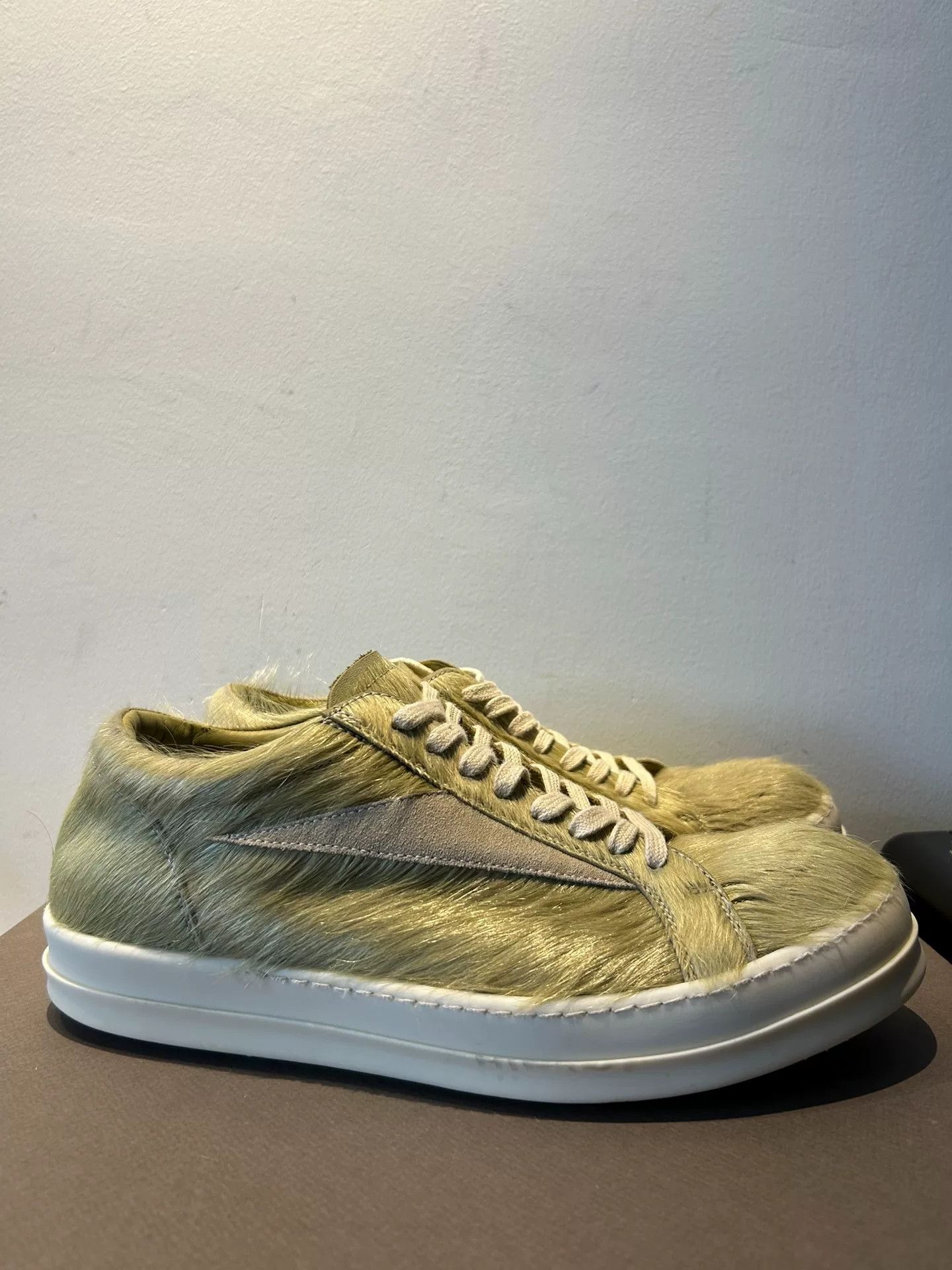 Rick Owens rick owens green hair on shoes size 43 Size US 10 / EU 43 - 3 Thumbnail