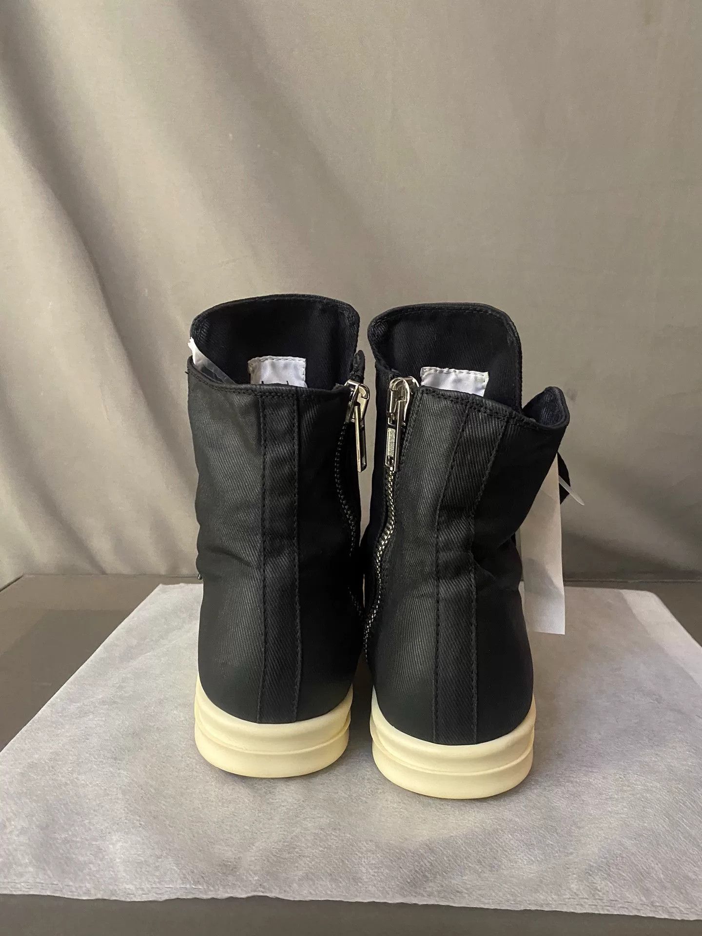 Rick Owens rick owens black high-top sneakers size 39 Size US 7 / EU 40 - 3 Thumbnail