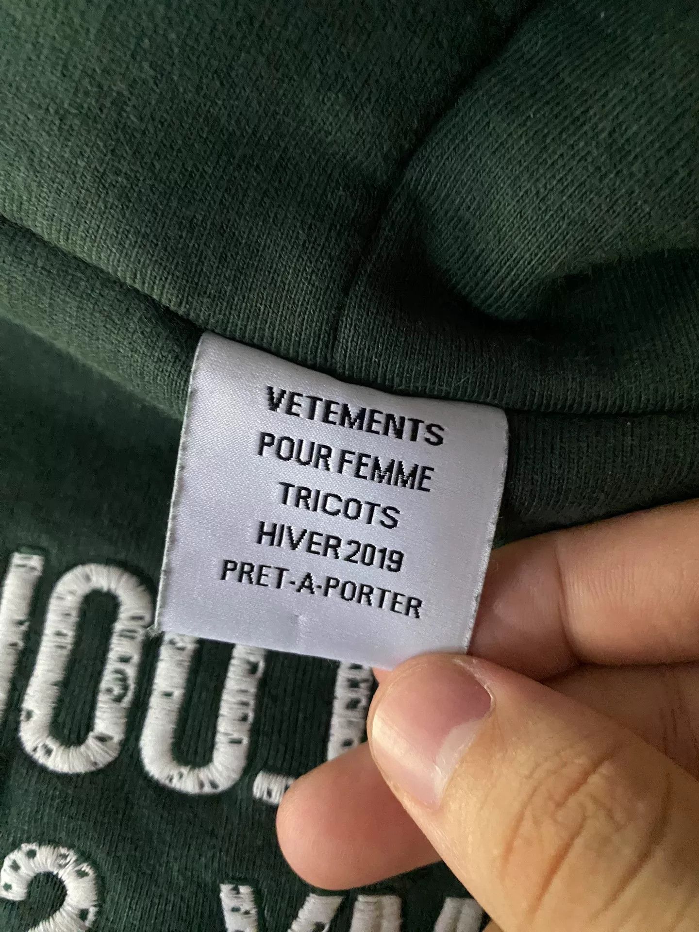 Vetements vetements fun graphic fitted hoodie Size US S / EU 44-46 / 1 - 5 Thumbnail