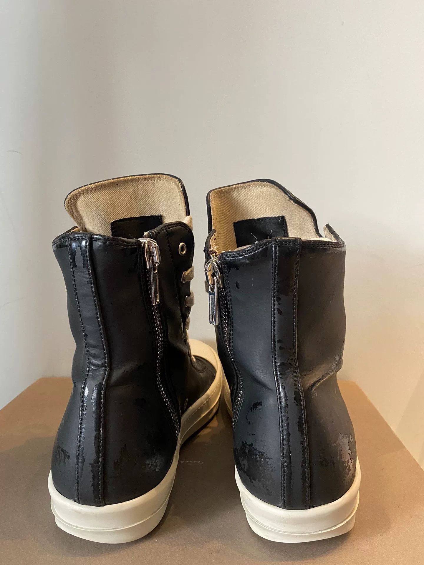Rick Owens rick owens high-top sneakers size 40.5 Size US 8.5 / EU 41-42 - 4 Thumbnail