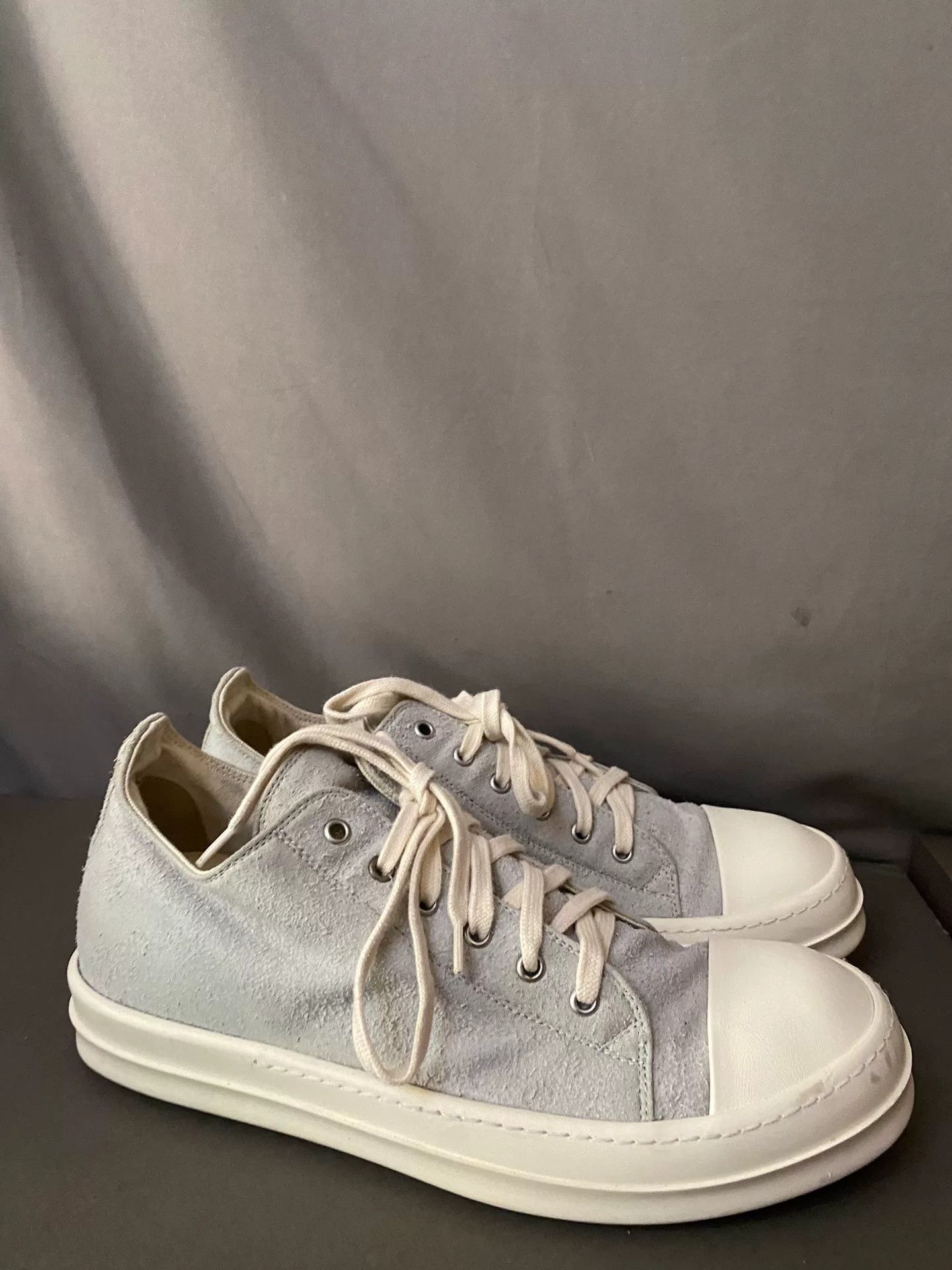 Rick Owens rick owens low-top sneakers in mint green Size US 10 / EU 43 - 3 Thumbnail