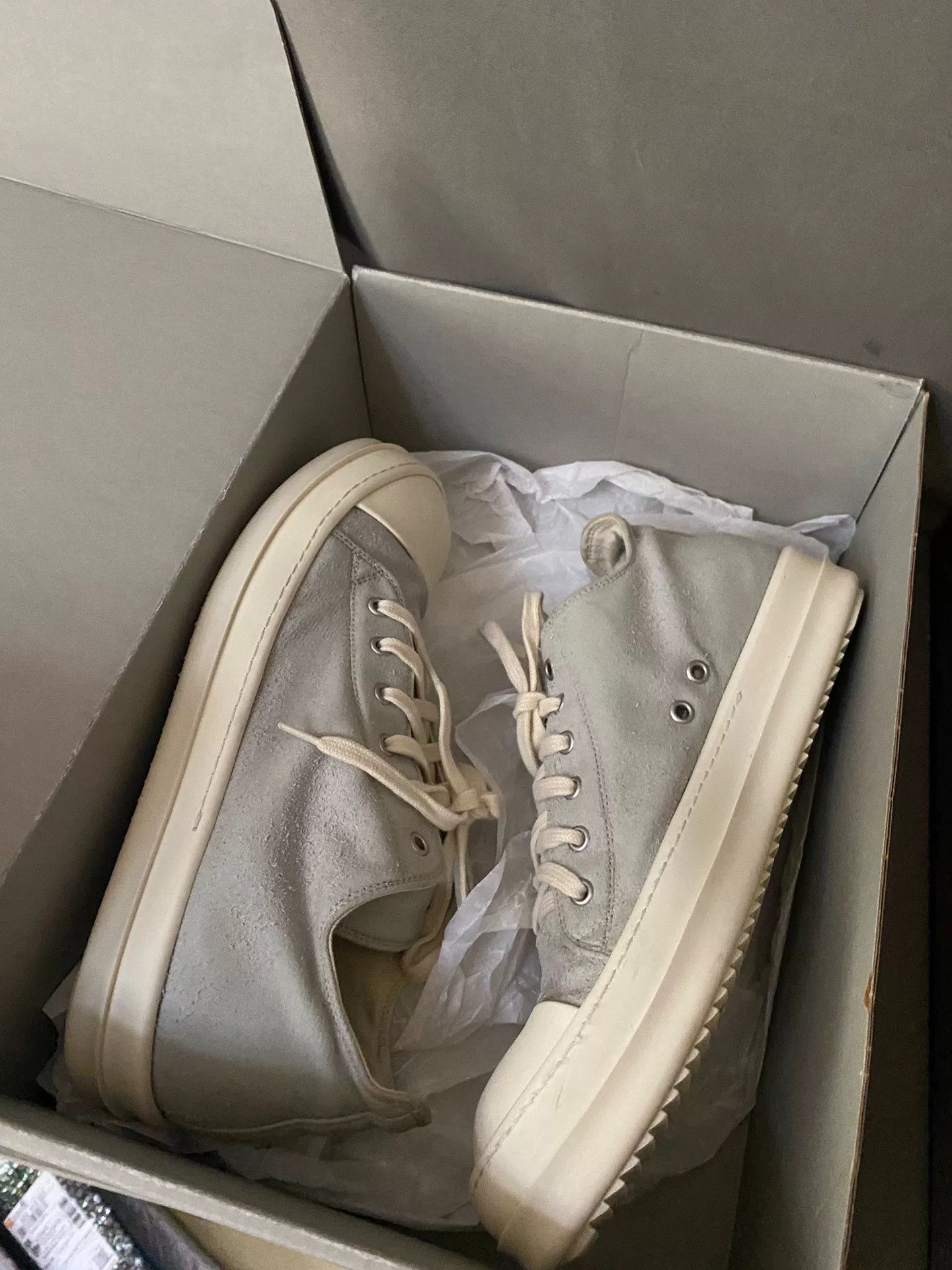 Rick Owens rick owens low-top sneakers in mint green Size US 10 / EU 43 - 5 Thumbnail