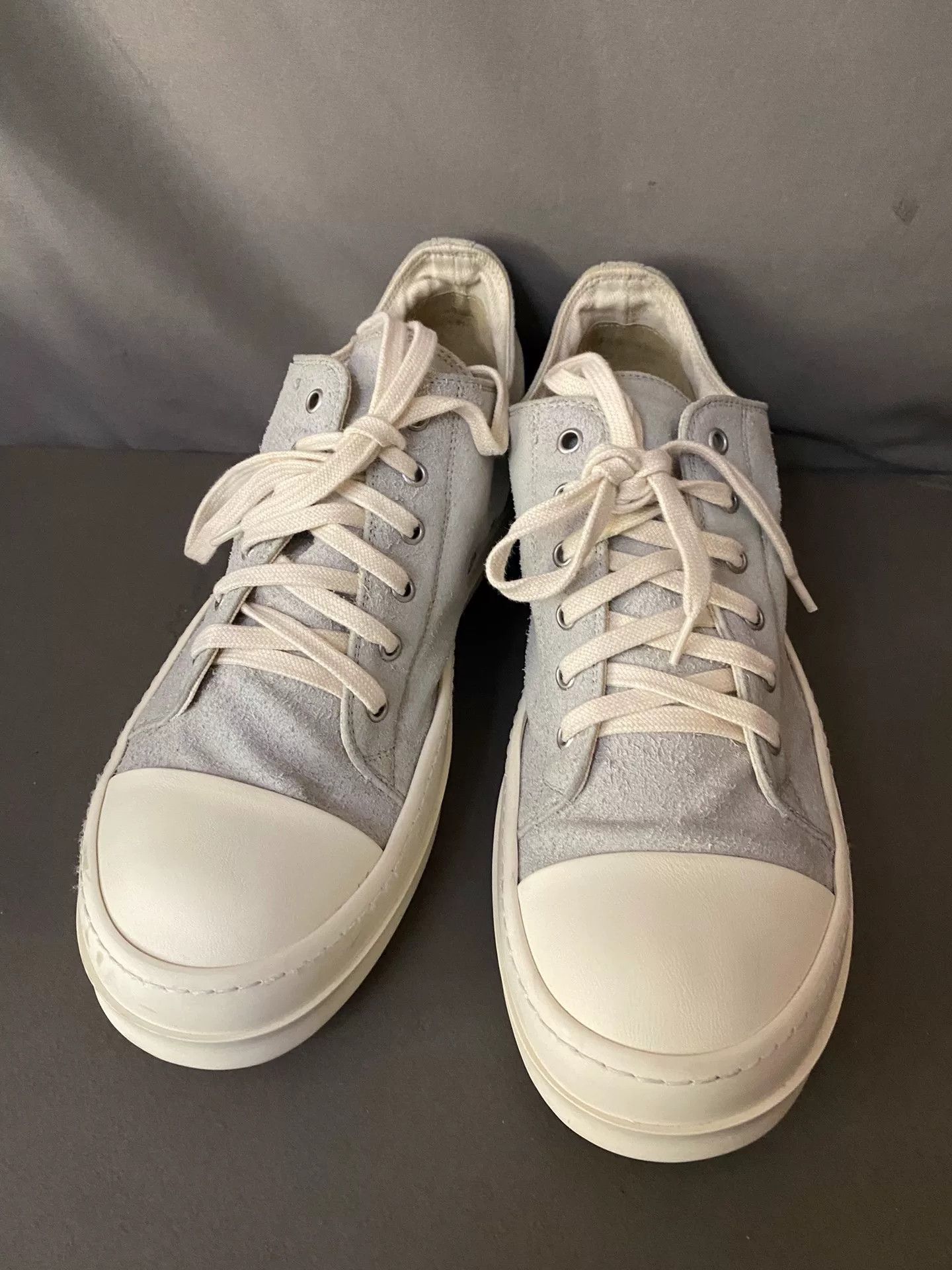 Rick Owens rick owens low-top sneakers in mint green Size US 10 / EU 43 - 2 Thumbnail