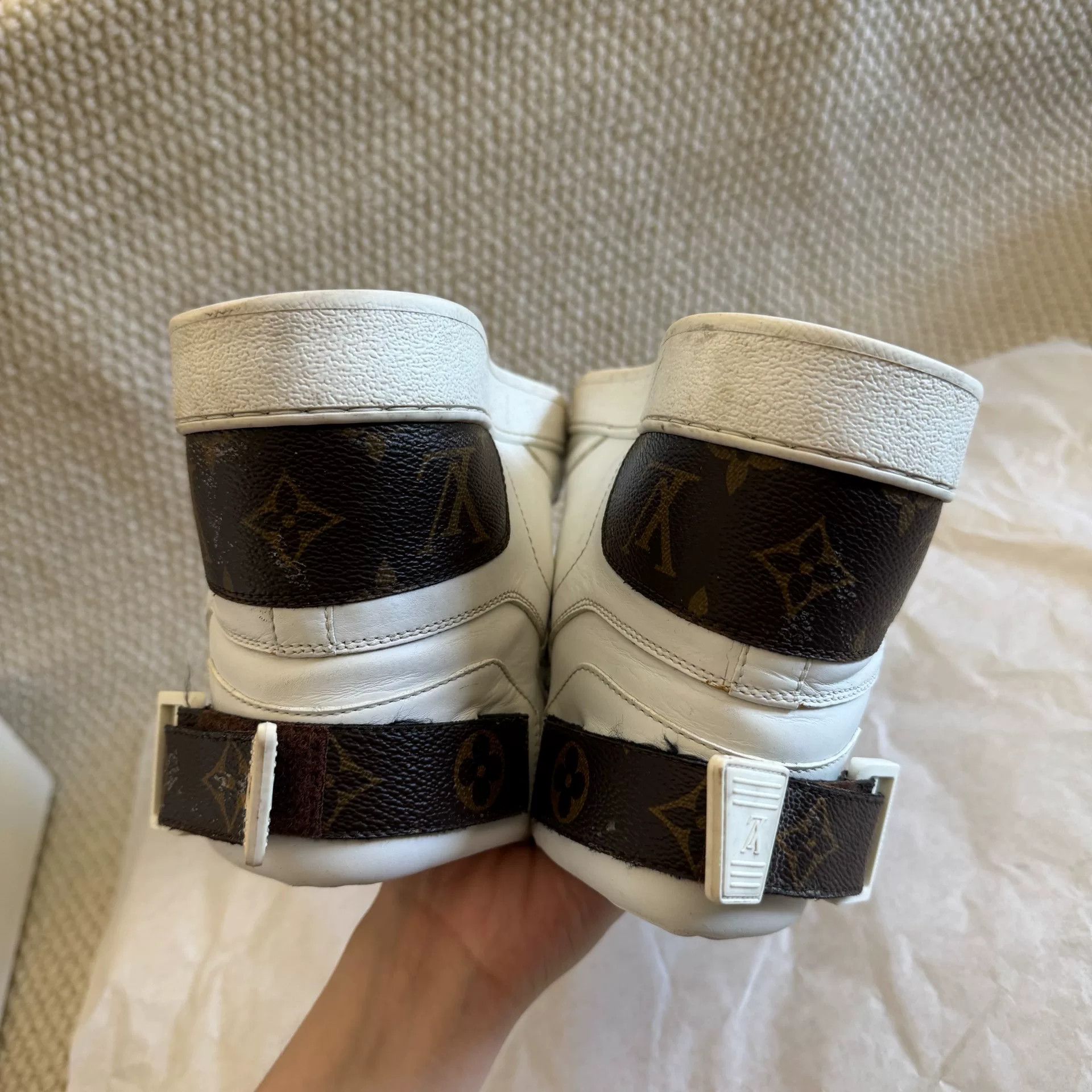 Louis Vuitton louis vuitton high-top fashion casual shoes Size US 5.5 / EU 38 - 9 Thumbnail