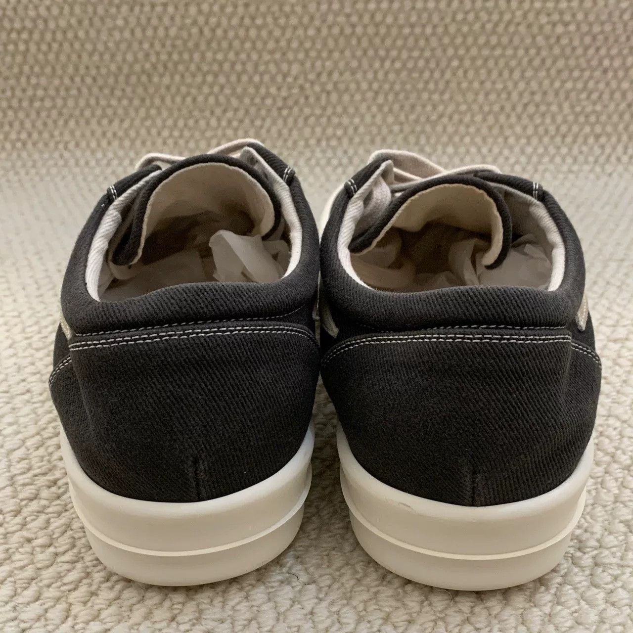 Rick Owens rick owens drkshdw low-top canvas sneakers Size US 8 / EU 41 - 4 Thumbnail