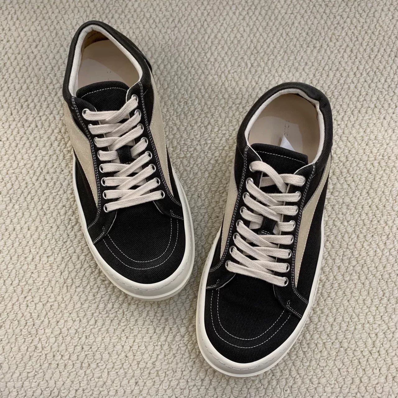 Rick Owens rick owens drkshdw low-top canvas sneakers Size US 8 / EU 41 - 6 Thumbnail