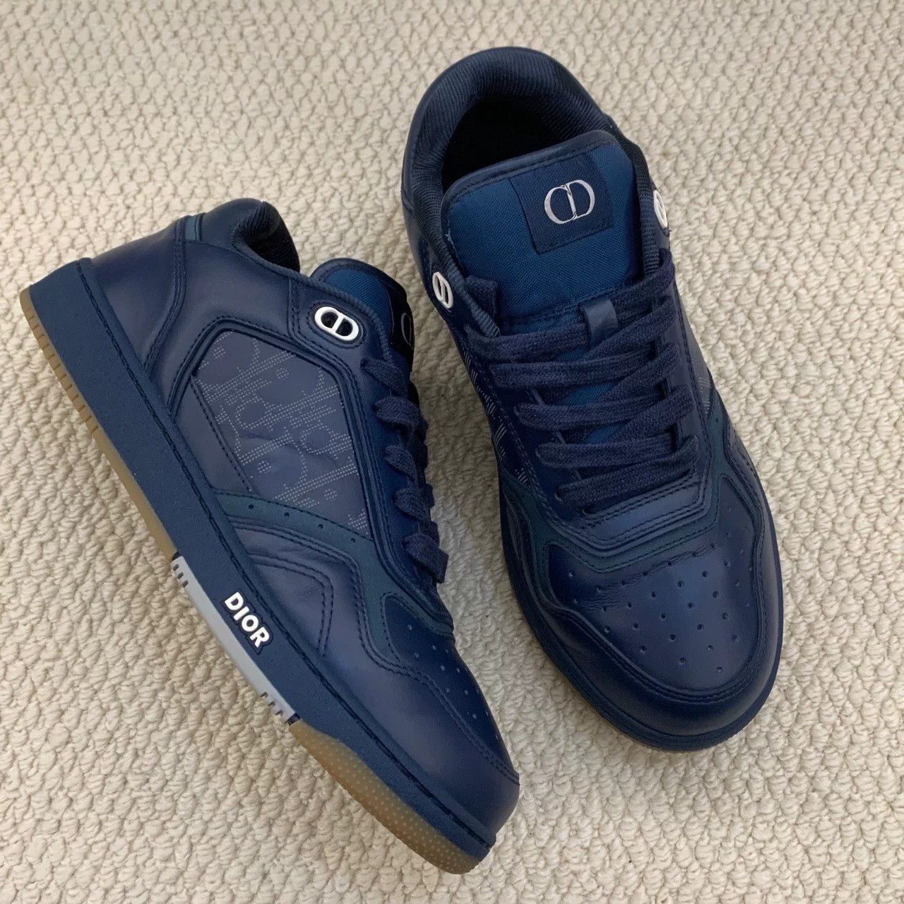 Dior dior b27 low-top sneakers in navy blue Size US 7.5 / EU 40-41 - 5 Thumbnail