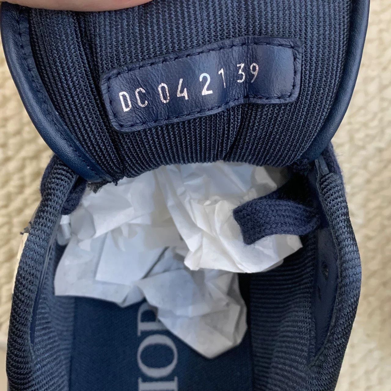 Dior dior b27 low-top sneakers in navy blue Size US 7.5 / EU 40-41 - 8 Thumbnail