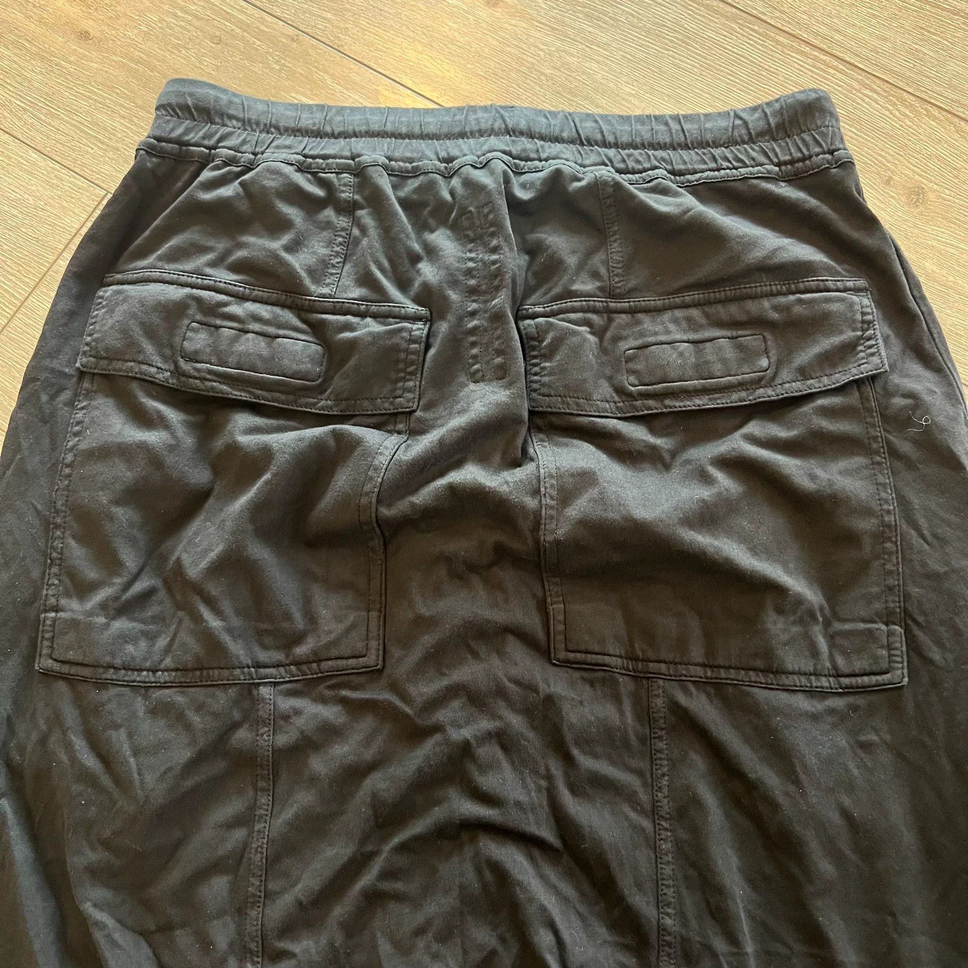Rick Owens rick owens black low-crotch pants with drop-crotch Size US 32 / EU 48 - 3 Thumbnail