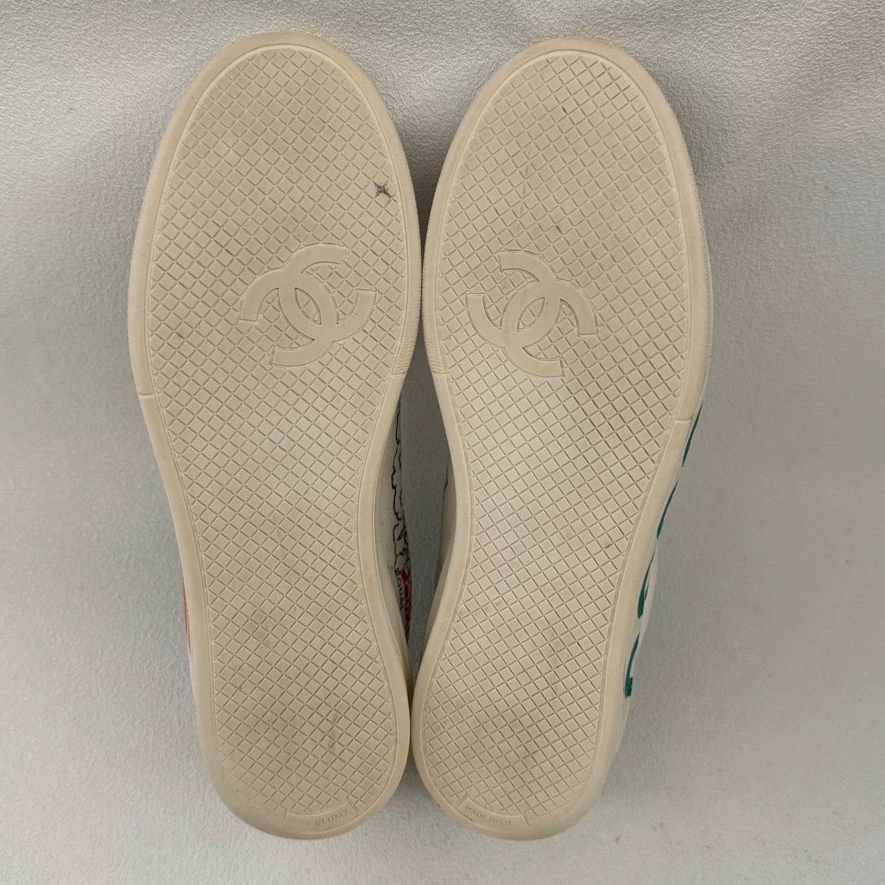 Chanel Pharrell x CHANEL Limited Edition Graffiti Sneakers Size US 8.5 / EU 41-42 - 6 Thumbnail